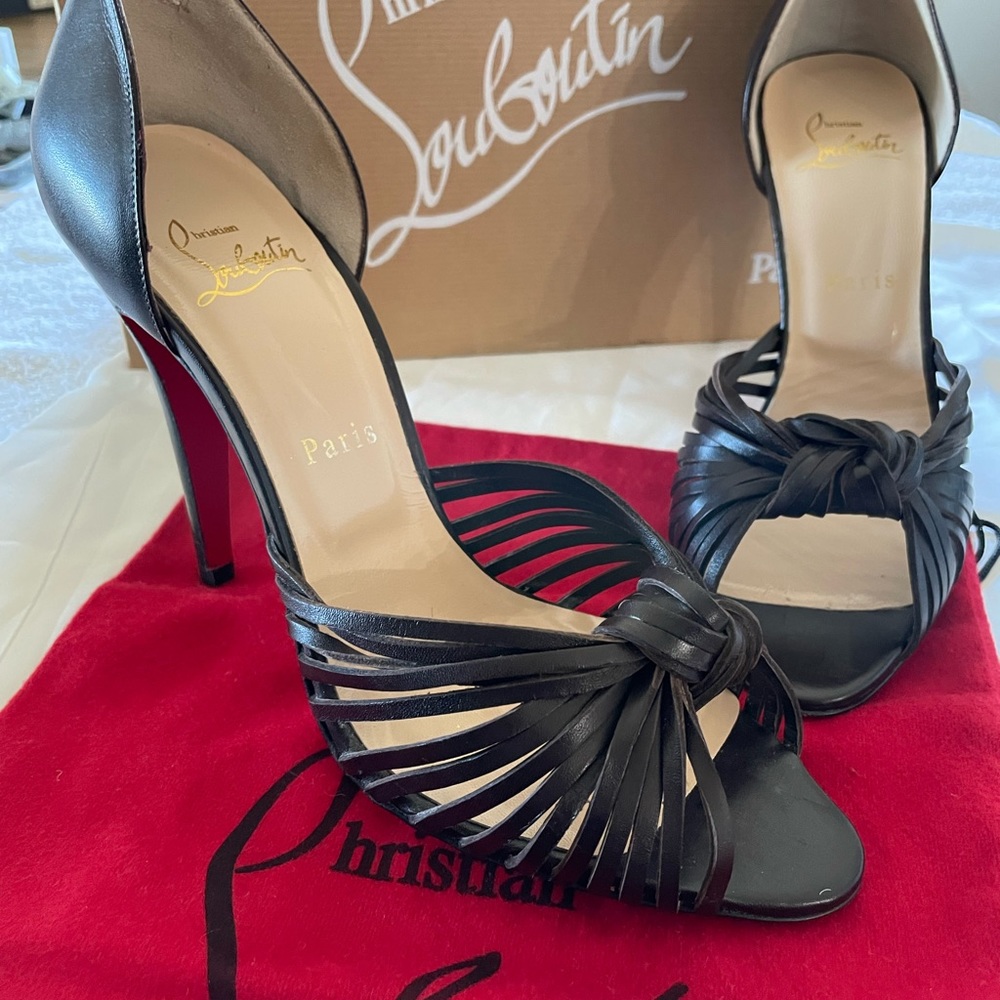 Christian Louboutin Miranda Dorcet 100 Calf Leather Pumps